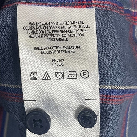 Columbia Shirt Adult Large‎ Blue Plaid Outdoor Fishing Hiking Mens NW - Picture 11 of 14